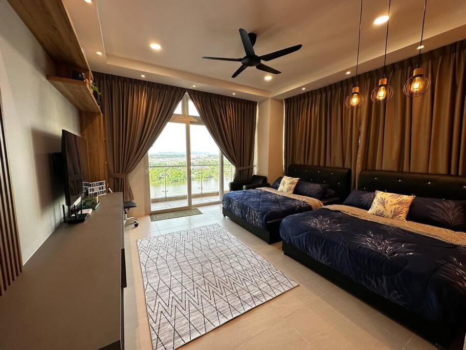 A.R Homestay Riverine Condominium Kuching Eksteriør billede